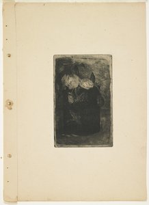 1889年の日本壺の中の花 作： Julian Alden Weir